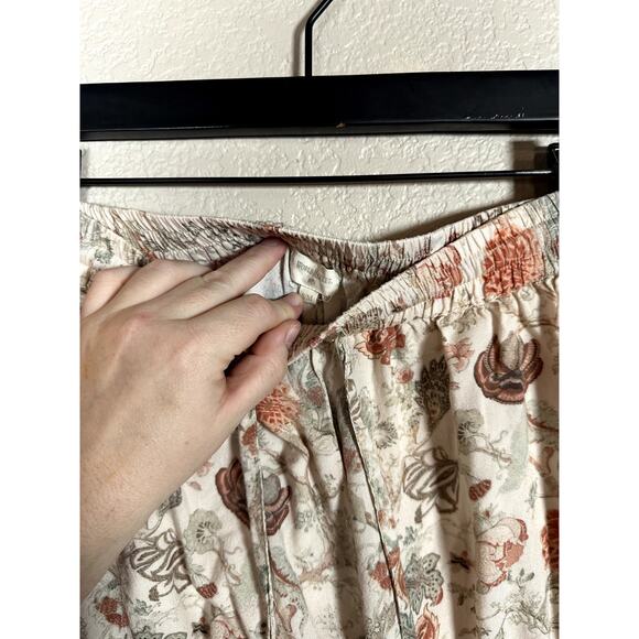 World Market Small Medium Boho Loose Fit Floral Casual PJ Bottom - Picture 5 of 6